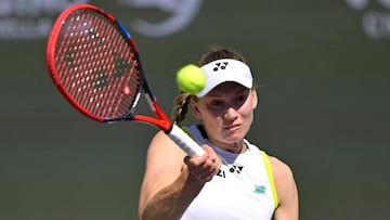 Elena Rybakina, en Indian Wells.