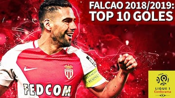 Los mejores goles de Falcao con el Mónaco en la 2018-2019