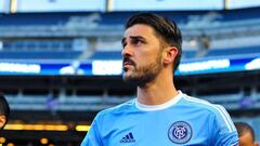 David Villa con la camiseta del New York City FC