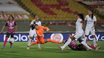 Partido de la Liga Femenina entre Santa Fe y América