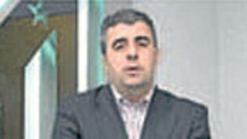 Merino, ayer en el Calderón.