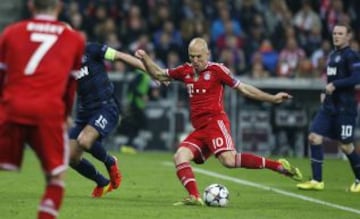 9. Arjen Robben es noveno en la clasificación con 30,4 Km/h.