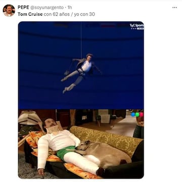 Tom Cruise, protagonista de los mejores memes de la ceremonia de clausura de los Juegos Olímpicos