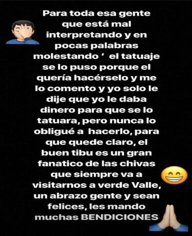 Alan Pulido le 'patrocina' un tatuaje a seguidor de las Chivas