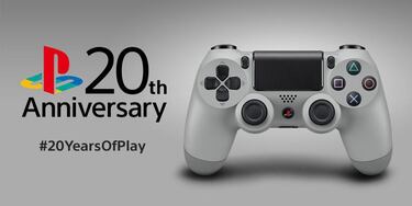 E3 2015: DualShock 4 gris edición 20 Aniversario a nuestro alcance en septiembre