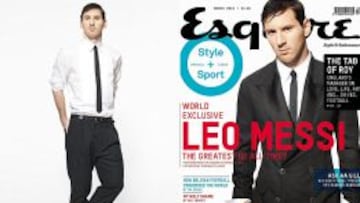Messi, en Esquire.