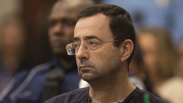 Larry Nassar, en el juicio por abusos sexuales. 