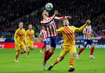 Mario Hermoso y Clement Lenglet.