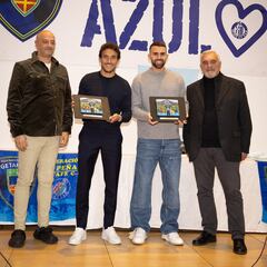 Milla y Mayoral, premiados como azulones del año