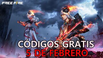Free Fire | Códigos de hoy lunes 5 de febrero de 2024: recompensas gratis