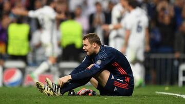 Neuer se lesion&oacute; en el Bernab&eacute;u. 