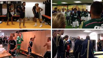 Motivar desde el camarín: bailes, cánticos, arengas...