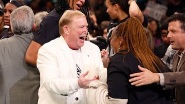 The Las Vegas Aces have become back-to-back WNBA champions and owner Mark Davis is going viral for his silly dance moves celebrating with the girls.