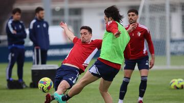 Entrenamiento matinal en Tajonar.