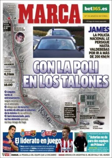 Portadas de la prensa mundial