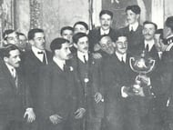 La primera Copa del Rey de la Real Sociedad llegó en 1909 como Ciclista Foot-ball Club.