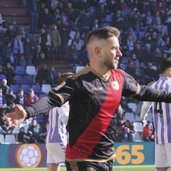 Valladolid 0-1 Rayo Vallecano: resumen, gol y resultado