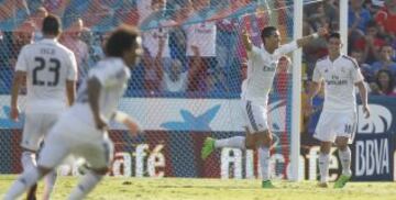 Cristiano Ronaldo celebra el 0-3.