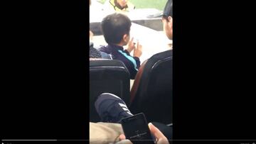 Messi's son appears to draw Juventus crest for dad at Inter game