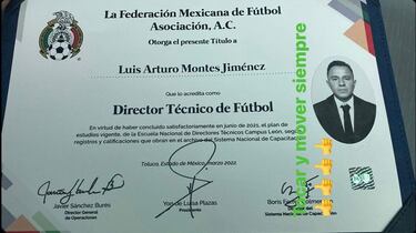 Luis Montes listo para ejercer como entrenador