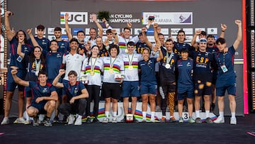 Selección española de trial, en los Mundiales.