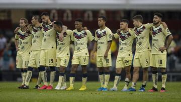 La alineación del América para enfrentar a Pumas