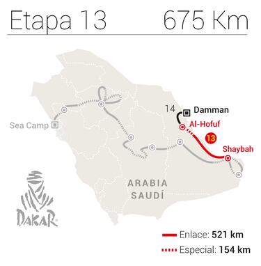 Rally Dakar 2023: TV, horario, recorrido y cómo ver online la Etapa 13