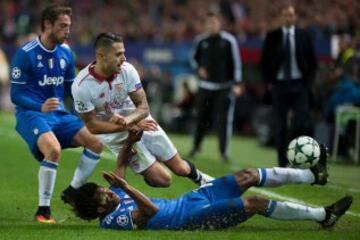 Cuadrado es el socio de todos en la Juve ante Sevilla
