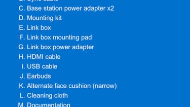 HTC Vive: Esto es todo lo que viene en la caja