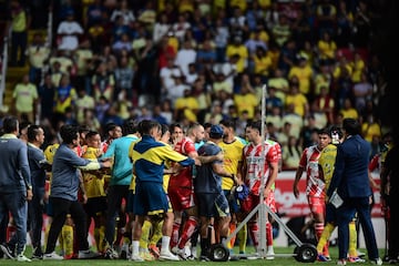  Alejandro Manuel Mayorga of Necaxa  during the 9th round match between Necaxa and America as part of the Liga BBVA MX, Torneo Apertura 2024 at Victoria Stadium on September 21, 2024 in Aguascalientes, Mexico.