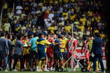 Necaxa y América estuvieron cerca de un problema grande