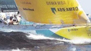 <b>A TODO TRAPO. </b>El 'ABN Amro 2' mejoró dos veces la plusmarca.