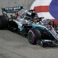 Resumen Clasificación F1 GP de Singapur: pole de Hamilton