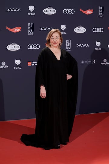 La actriz Carmen Machi posa en la alfombra roja de la XI edición de los Premios Feroz.