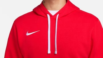 Sudadera con capucha deportiva Nike Park 20 roja para hombre