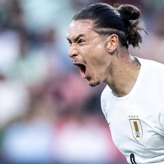 Darwin Núñez y su buena racha con Uruguay previo a Copa América