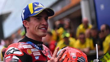 Marc Márquez, en Brasil.