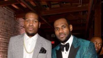 Kevin Durant y LeBron James, los últimos MVP's de la NBA.