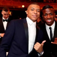 Vinicius manda otro mensaje a Mbappé: "Top, top..."