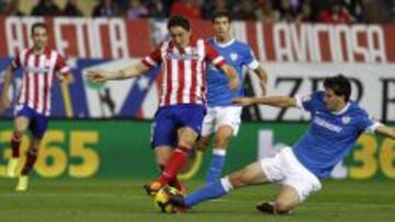 Instante el partido entre ambos.