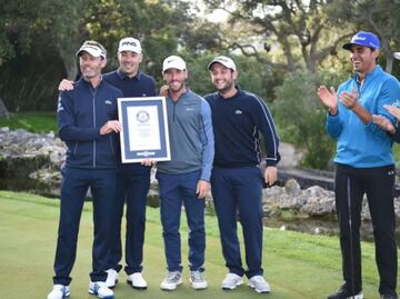 Este se registró el pasado 12 de octubre en Valderrama, mítico campo de golf gaditano, por el estadounidense Sean Crocker, el danés Nicolaj Hojgaard, el australiano Min Woo Lee y el sudafricano Wilco Nienaber. Todos aprovecharon su presencia en el Andalucía Masters para batir el récord del hoyo más rápido entre cuatro jugadores. Nienaber se encargó de la salida, Crocker del approach y Lee y Hojgaard del putt. Completaron el cuarto, un par 4, en 24.75 segundos, pulverizando los 27,88 anteriormente vigentes. 