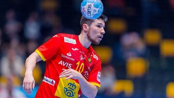 Alex Dujshebaev, jugador de la Selección Española de Balonmano.