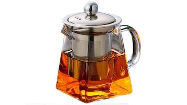 Encontramos esta tetera individual con filtro y más de 5.000 opiniones en Amazon