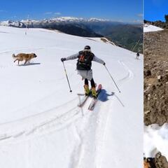 Adrià Millan aprovecha los últimos días de nieve 'post-confinamiento' en Baqueira