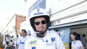 Aitor Karanka en el Jarama.