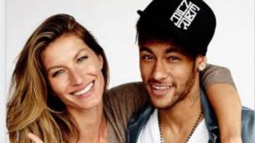 Neymar posa para la revista Vogue junto a Gisele B¨¹ndchen