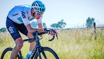 Froome en Strava: 32 horas y 1.000 km en una semana