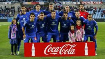 EQUIPO NACIONAL. Once inicial del Getafe del pasado domingo.