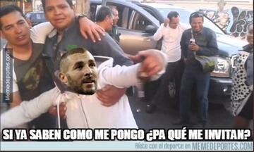 Benzema y Cristiano protagonistas de los memes del Girona-Real Madrid