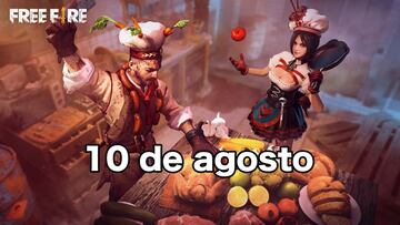 Free Fire | Códigos de hoy domingo 10 de agosto de 2025: recompensas gratis
